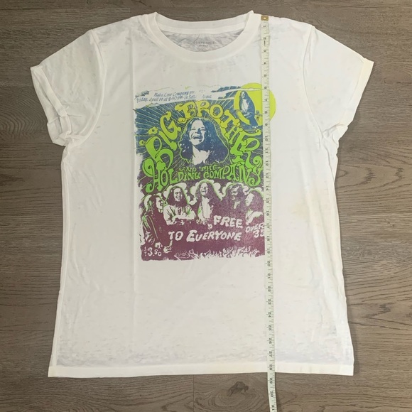 Recycled Karma‎ Big Brother & The Holding Company Tee - Size L - White - NWOT - Picture 7 of 8